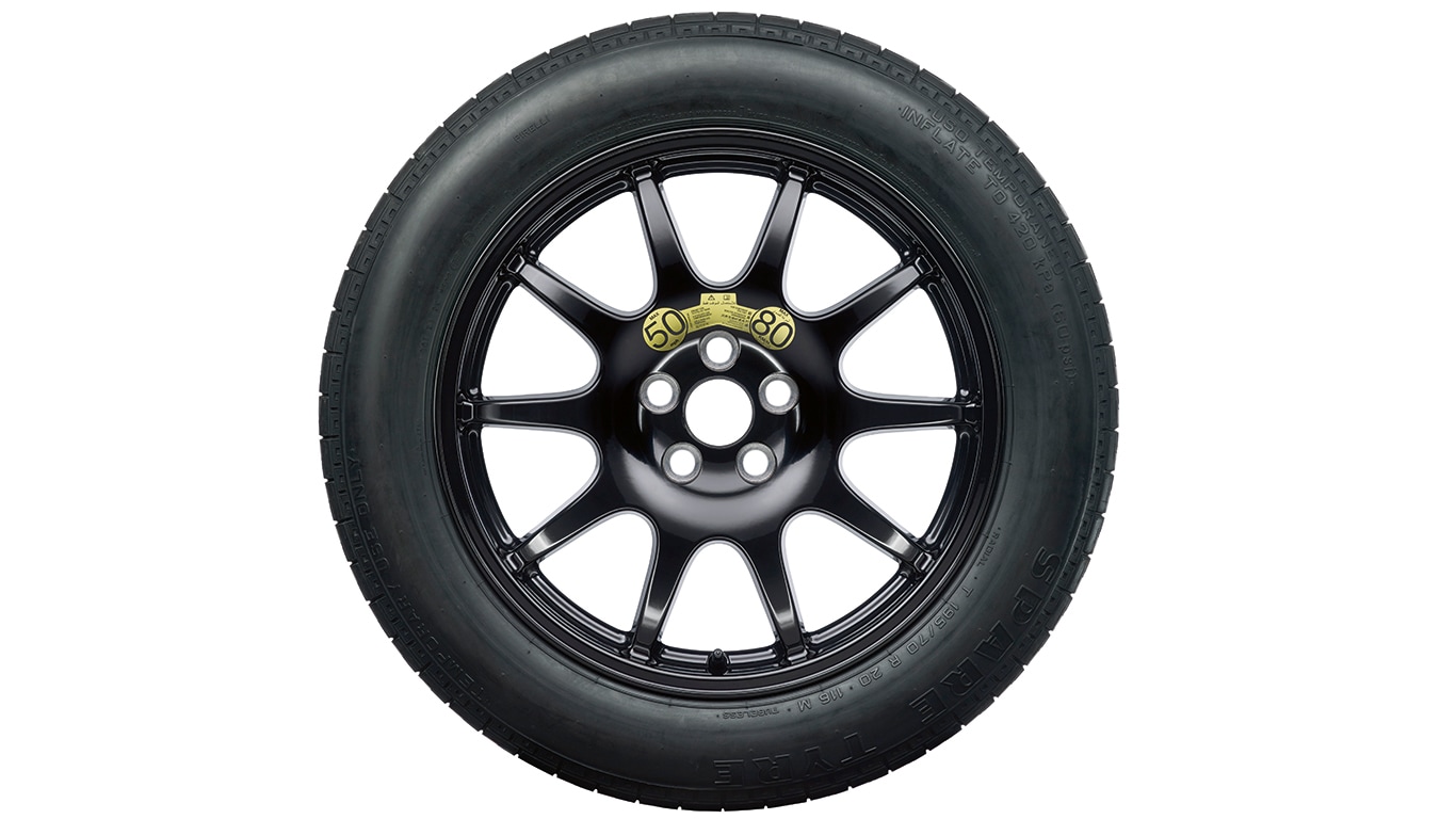 Space Saver Spare Wheel Kit - Coil Suspension, Pre 22MY image
