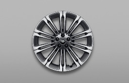 23" Style 1075, Diamond Turned with Dark Grey contrast image