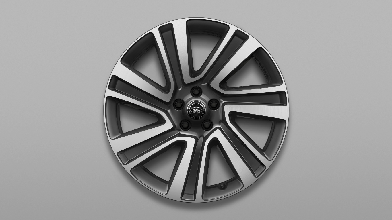22" Style 7023, Diamond Turned with Dark Grey contrast image